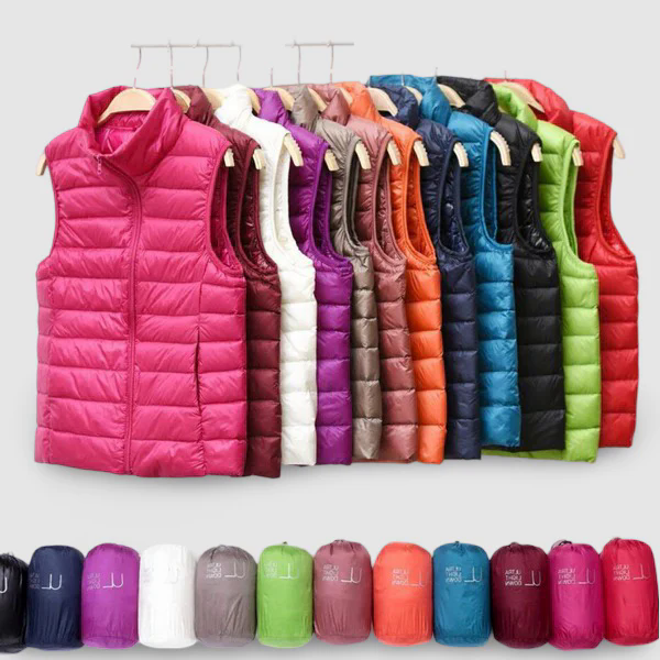 Fashion Canberra I Eliza Lightweight Zip Puffer Vest