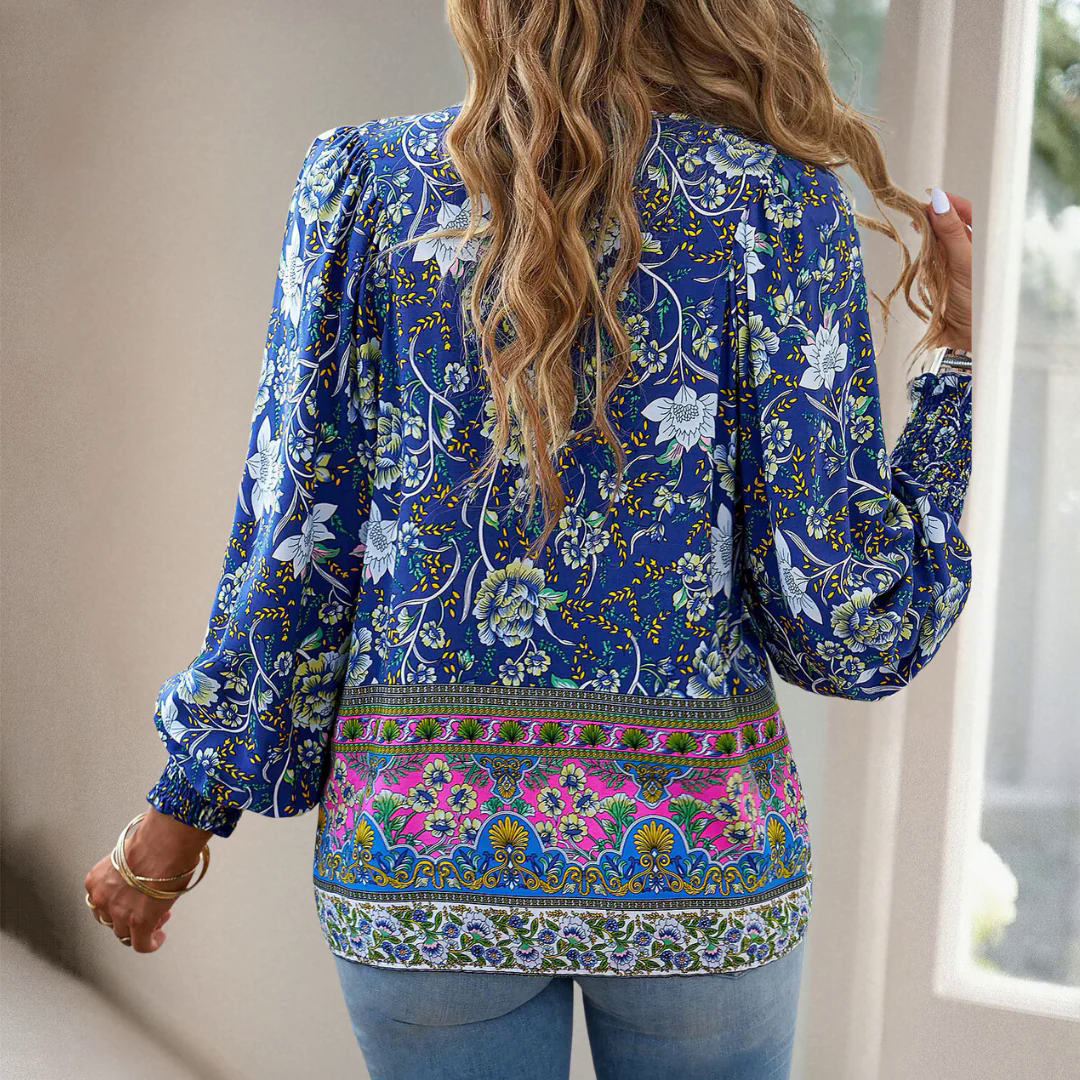 Fashion Canberra I Alna Elegant Floral Blouse