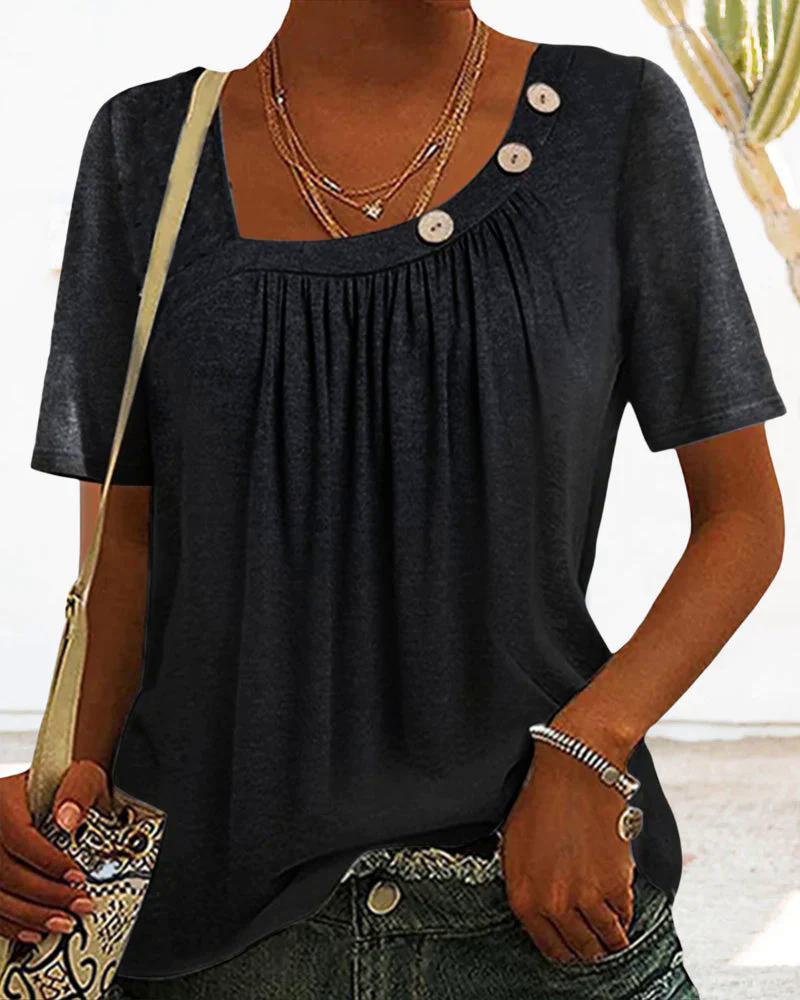 Fashion Canberra I Daya Comfortable Top With Short Sleeves