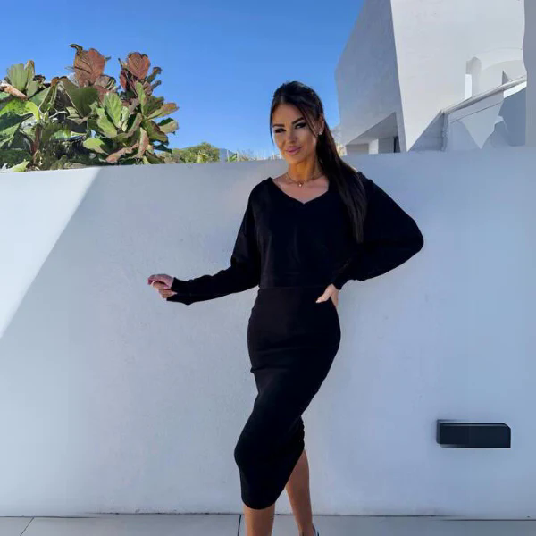 Fashion Canberra I Adrine Casual Sweatshirt and Dress Set