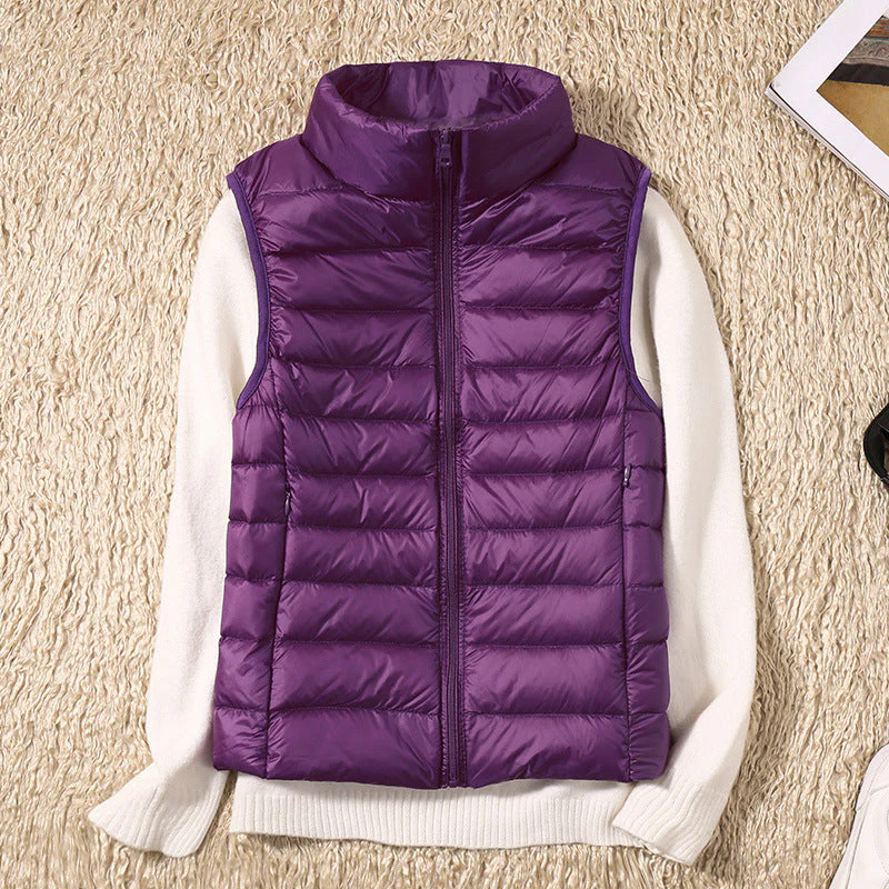 Fashion Canberra I Eliza Lightweight Zip Puffer Vest