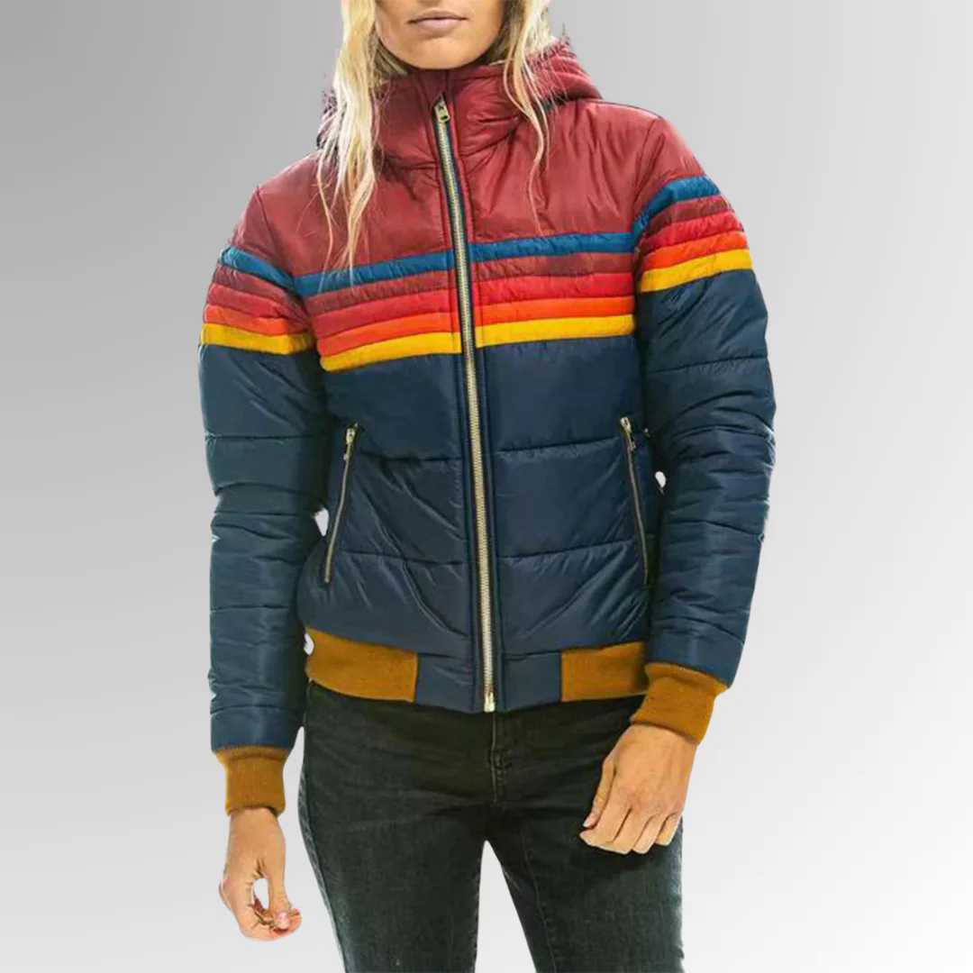 Fashion Canberra I Diana Rainbow Puffer Jacket